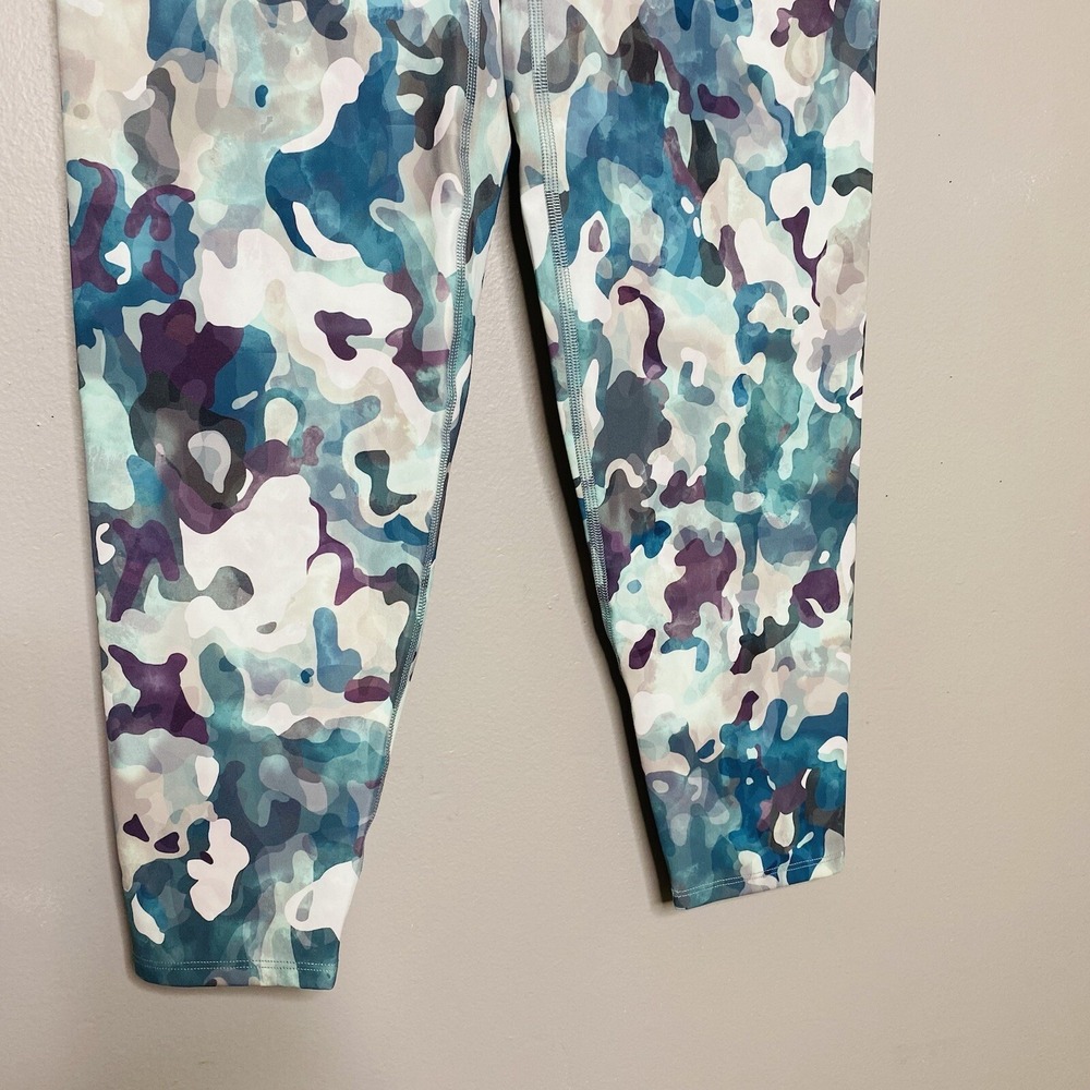 SPANX Booty Boost Active Painted‎ Camo Pink Multi Active Printed 7/8 Leggings M - Picture 6 of 14